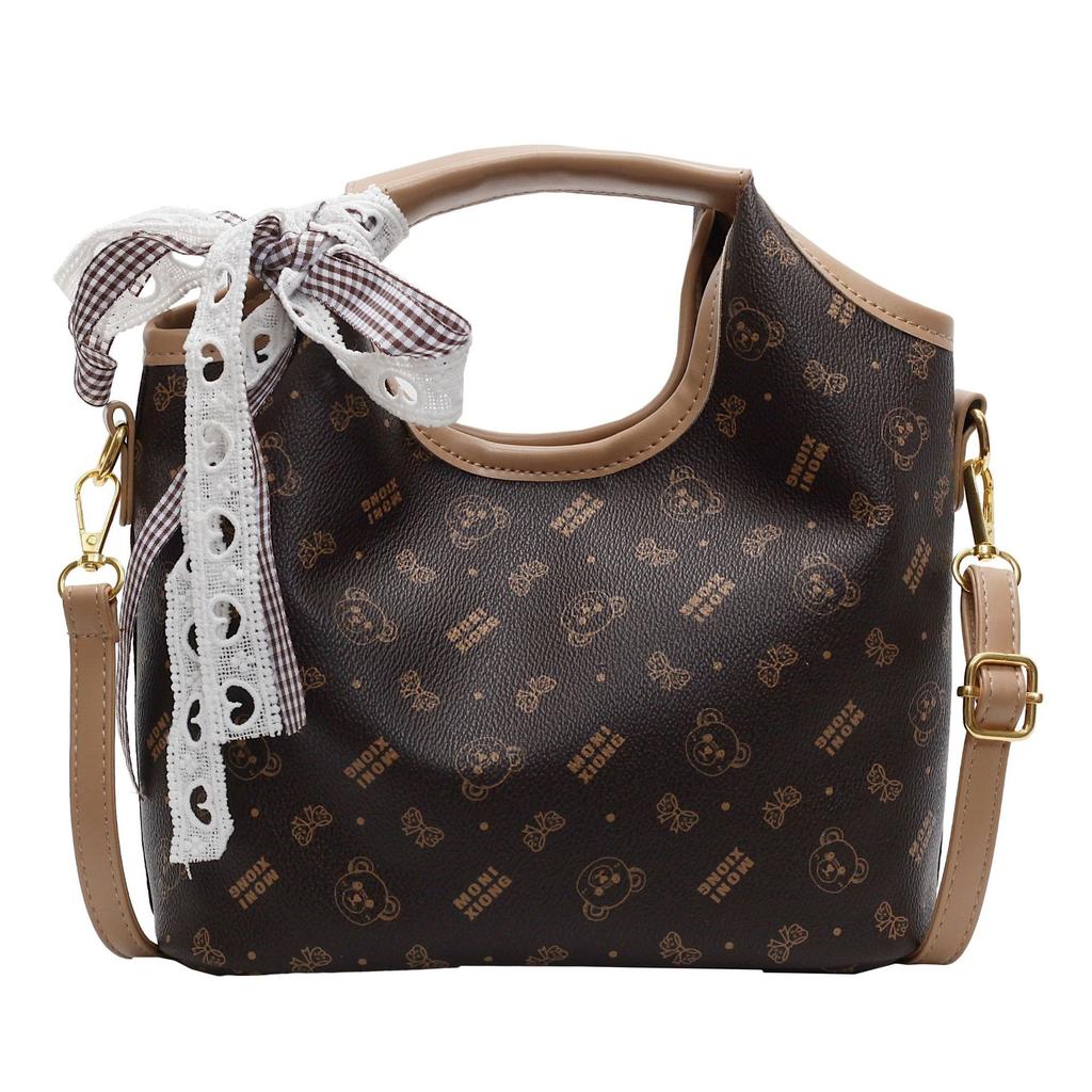 Popular bags for women, new fashiable French printed armpit tote bag, minimalist handbag, diagal cross bag