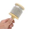 Wooden Handle Cabasa Metal Bead Percussion Instrument Latin Rhythm Shaker Pop Hand Shaker for Music Class Band Kids Adults