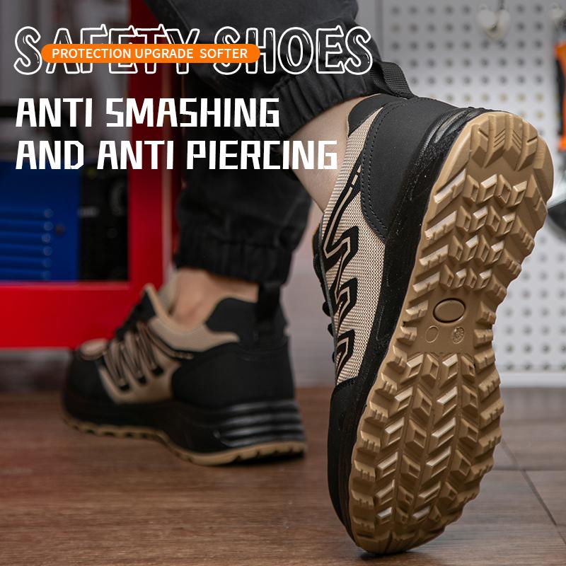 Safety Shoes, Men's Steel Toe Toe, Anti-smashing, Men's Work Shoes, Sports Shoes, Light Change, Wear-resistant, Puncture-proof,