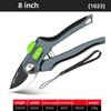 Labor-Saving Plant Pruning Shears Horticulture Cut Garden Scissor Orchard Branch Shear with Protective Handles Gardening Tools