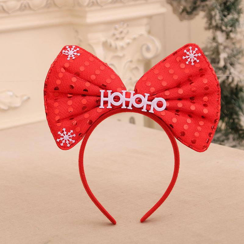 Cartoon Christmas Headbands, Christmas Decorations, Party Gifts, Christmas Antlers Cute Deer Antler Hair Clip with Bangs