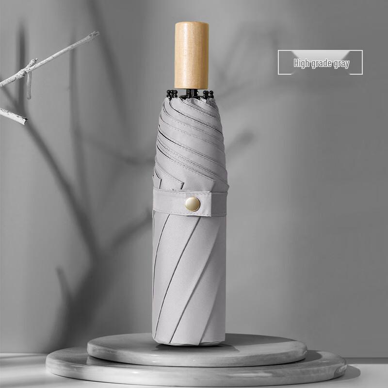 Xinyuxuan Wooden Handle 8-Rib Folding Umbrella