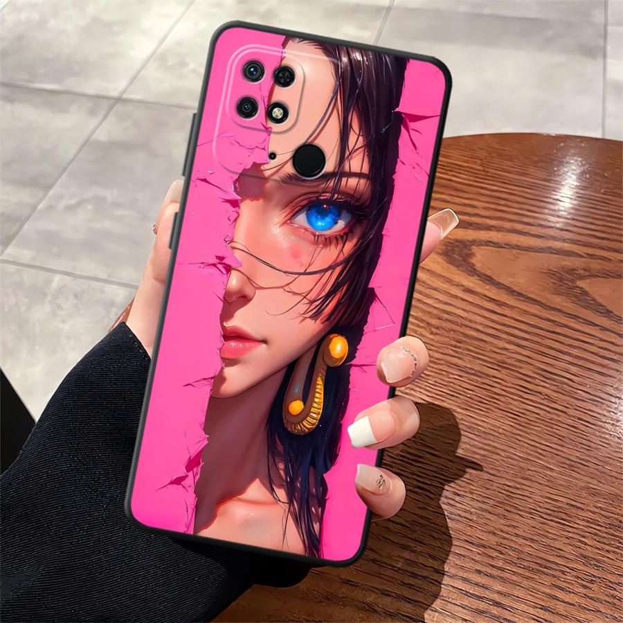 One Picec Nico Robin Nami Case for Xiaomi Redmi A5 A3 A4 A1 A2 Plus 13C 9 10 12C 14C K40 K80 Pro Black Soft Phone Cover