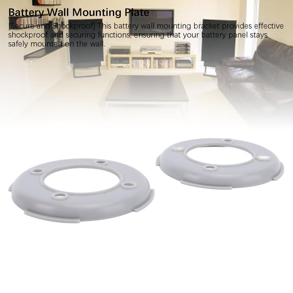 Indoor Battery Wall Mounting Plate ABS Sturdy Indoor Battery Wall Mount Replacement Bracket