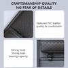 Luxury Car Seat Back Storage Bag Multifunction Backseat Organizer Storage Pocket Wear-Resistant Seat Anti Kick Guard