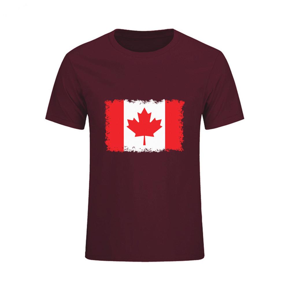 Canada Flag Canadian Leaf T Shirt Mens Regular Fit Small Up To Xxl Large New