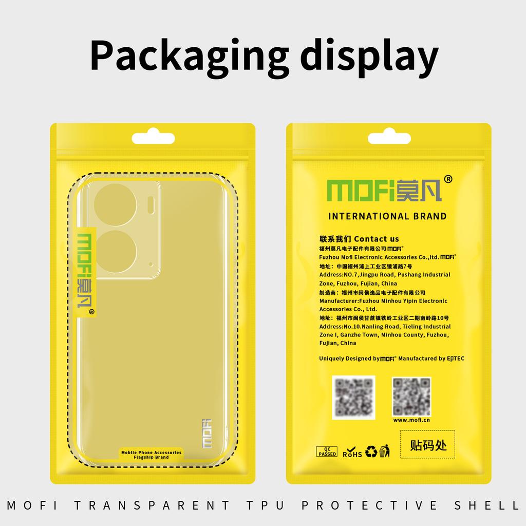 For Realme Neo7x 5G Clear Phone Case MOFI Ultra-Thin TPU Phone Back Cover