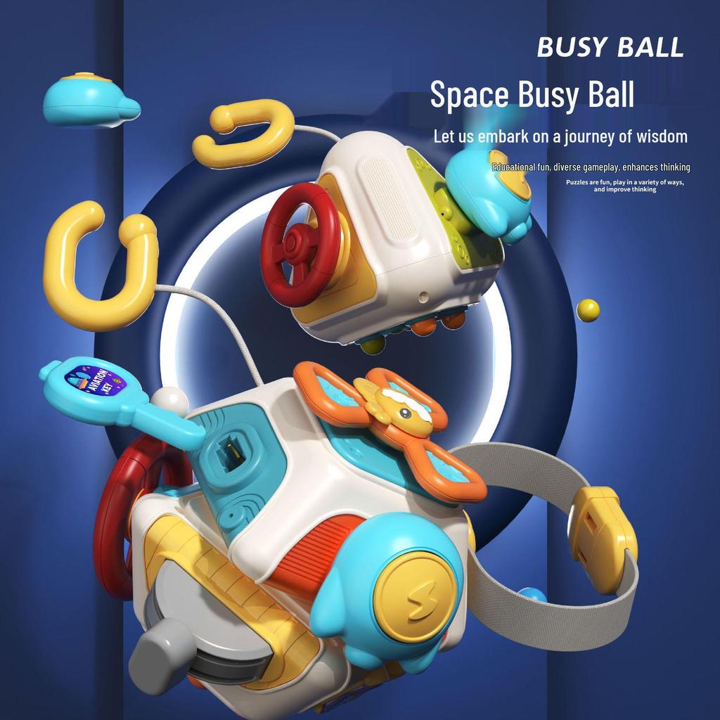 Cross-Border Baby Sensory Rattle: Busy Ball Hand-Grasp Toy for Early Education and Development