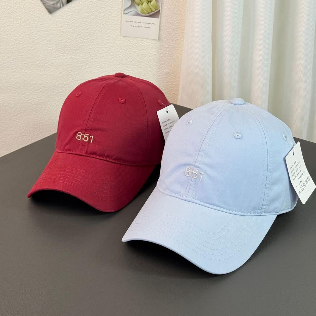 Fashion Hat gradual change men's and women's new baseball caps sunscreen sunshade pure cotton soft top cap Korean version of the trend street dance