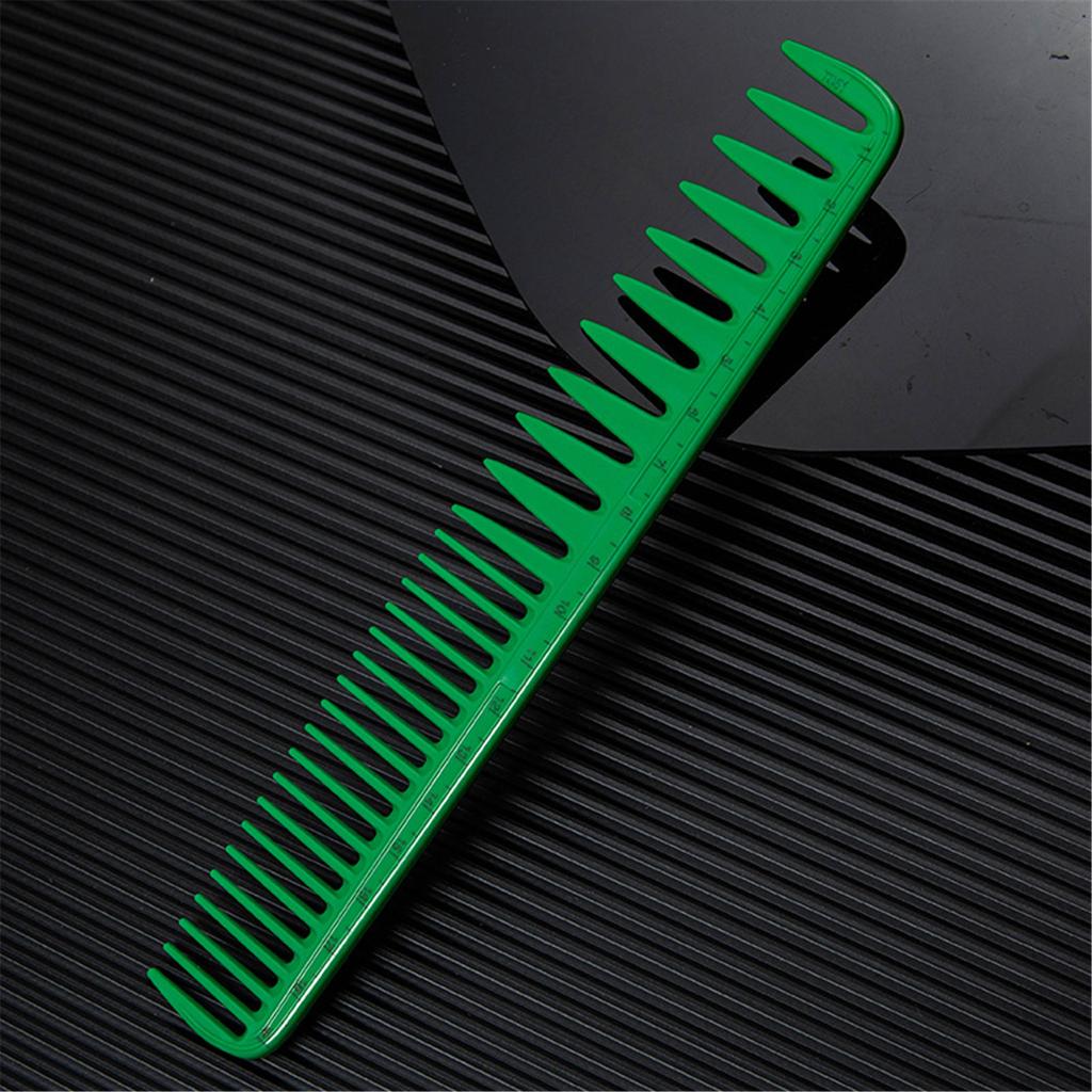 Japanese Design Hair Comb for Women with Measurement Scale Wide Teeth Easy Styling