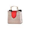 NICOLE & DORIS Women's Bucket Bag, Mini Bag, Bucket-Shaped, Shoulder Bag, Crossbody Bag, Small, 2-Way, Waterproof, PU Leather, Bear-Shaped Handle,