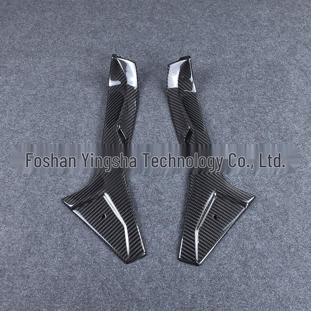 Carbon Fiber Frame Cover for Honda CBR650R (2019+): Modified 3K Dry Carbon Motorcycle Accessory