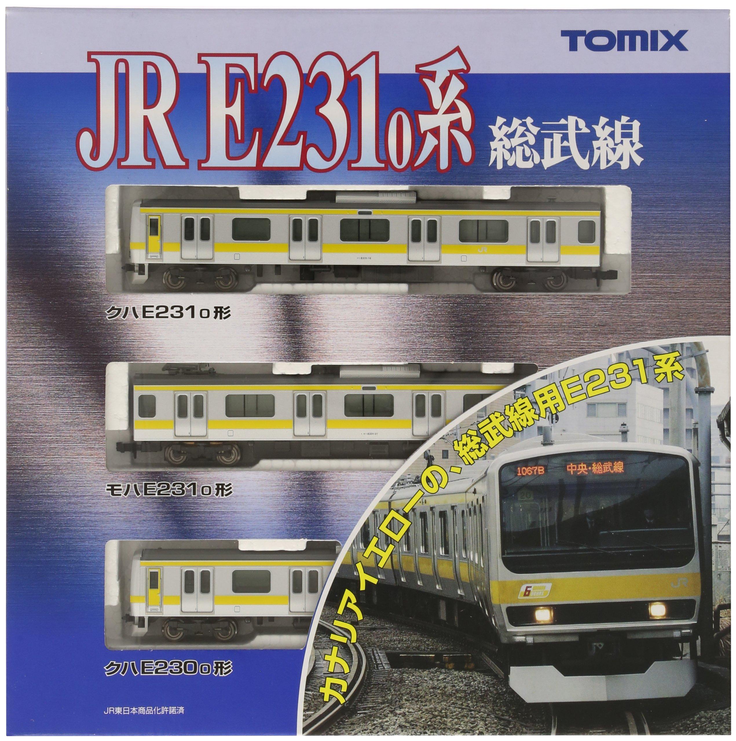 TOMIX N Gauge E231 Series Sobu Line Basic Set 92343 Model Train 3-Car чёрный