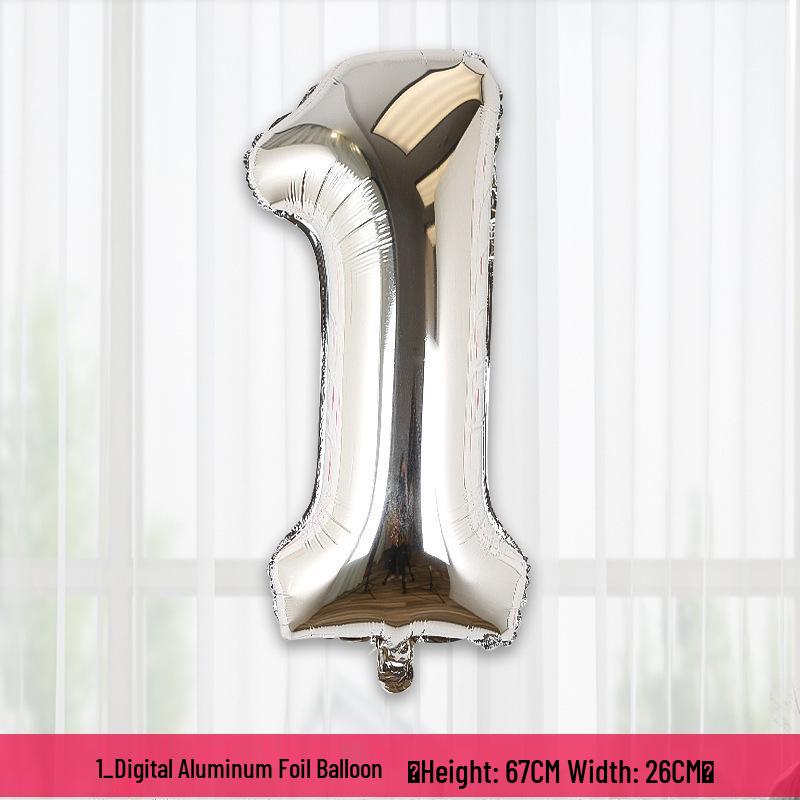 32" Rainbow Jelly Gradient Aluminum Foil Balloon for Birthday, Festival, Wedding Party Decorations