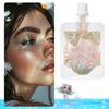 1 Bag Mermaid Gel Body Glitters Set Vibrant Sequin Mermaid Makeup Eye Shadow Ideal for Beach Party Looks Beach Make Up Wholesale