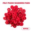 90Pcs Felt Piano Washers Pads for Piano Tuning Accessories