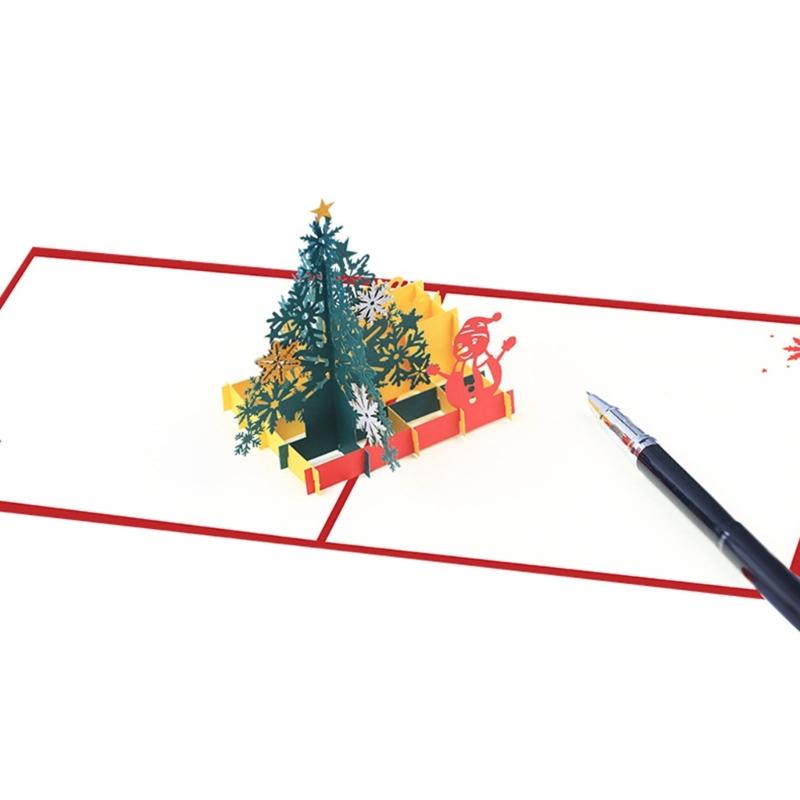 Anniversary Gifts Postcard 3D Pop Up Santa Cards for Memorable Greetings and Invitations