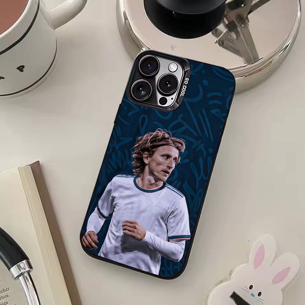 L-Luka M-Modric Phone Case For iPhone 17,16,15,14,13,12,11 Plus,Pro Max,Colored Silver Phone Case