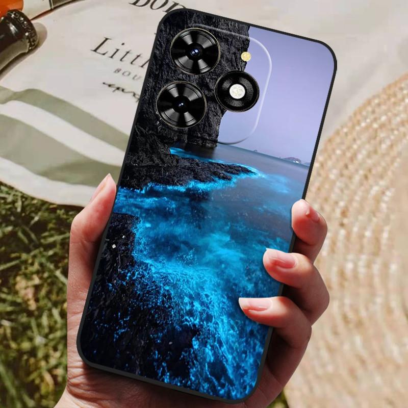 For Infinix Hot 40 Case Hot40 Pro Luxury Phone Silicon Back Cover For Infinix Hot 40 Pro / Hot 40i Cases Protective Shell Capas