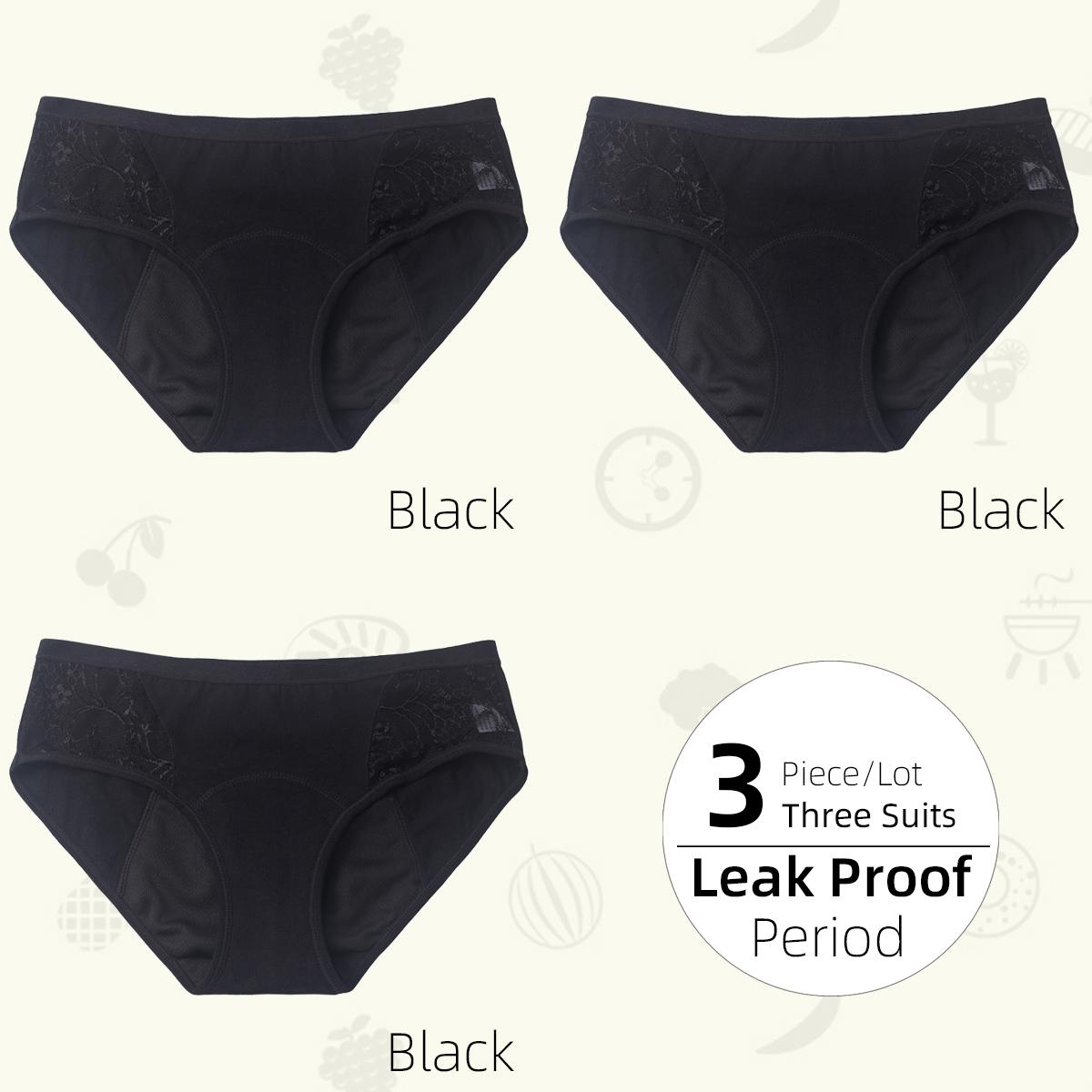 

Сексуальные кружевные женские трусики с низкой талией, 3-слойное герметичное женское физиологическое нижнее белье, удобные дышащие женские трусы для менструации S