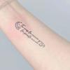 1 Sheets English Inspirational Quotes Words Tattoo Floral Butterfly Elements Temporary Body Art Sticker Waterproof