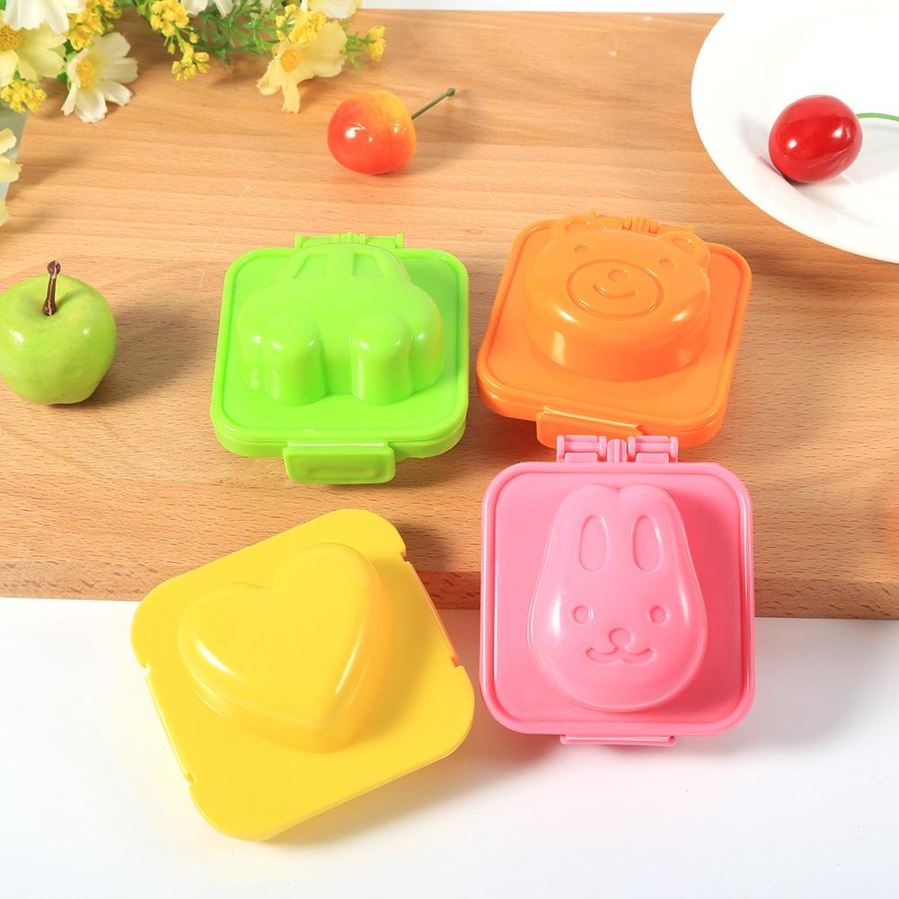 6 Pcs Set Cartoon Eggs Cute Mold Mould Pan Cooking DIY Tools Kitchen Bento Accessories for Kids