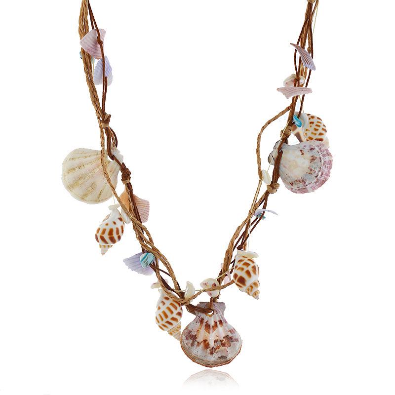 Handmade Hawaiian Style Shell Pendant Necklace