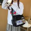 Women's bag new transparent shoulder bag trendy fashion sweet messenger bag large capacity bag