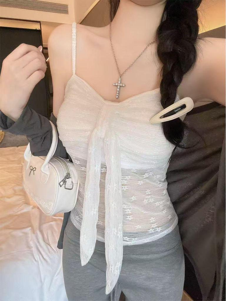 2026 Spring/Summer Trendy Lace-Up Sexy Camisole