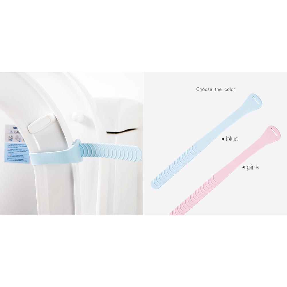Toilet Seat Anti Dirty Silicone Lifter Handle for Bathroom Supplies