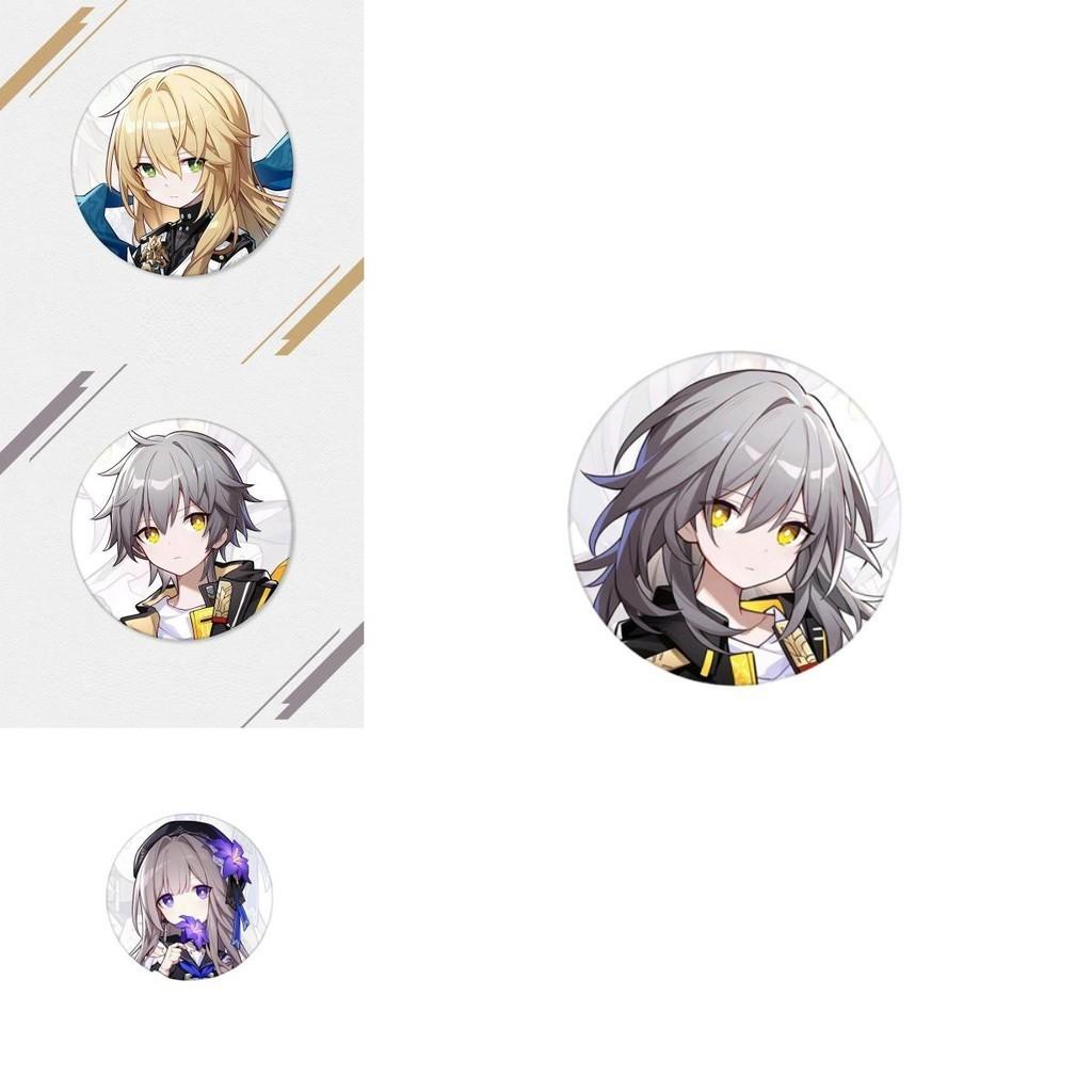 High-quality Honkai Star Rail Metal Badges Choose Your Favorite Character!