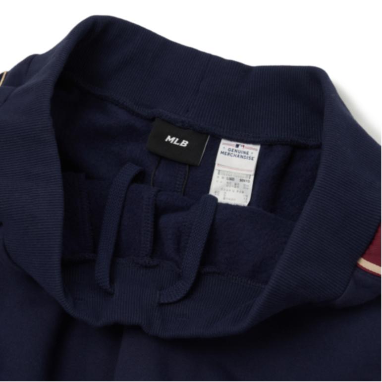 New MLB Knitted Sports Pants Unisex Navy Blue 3APTM0326-50NYD