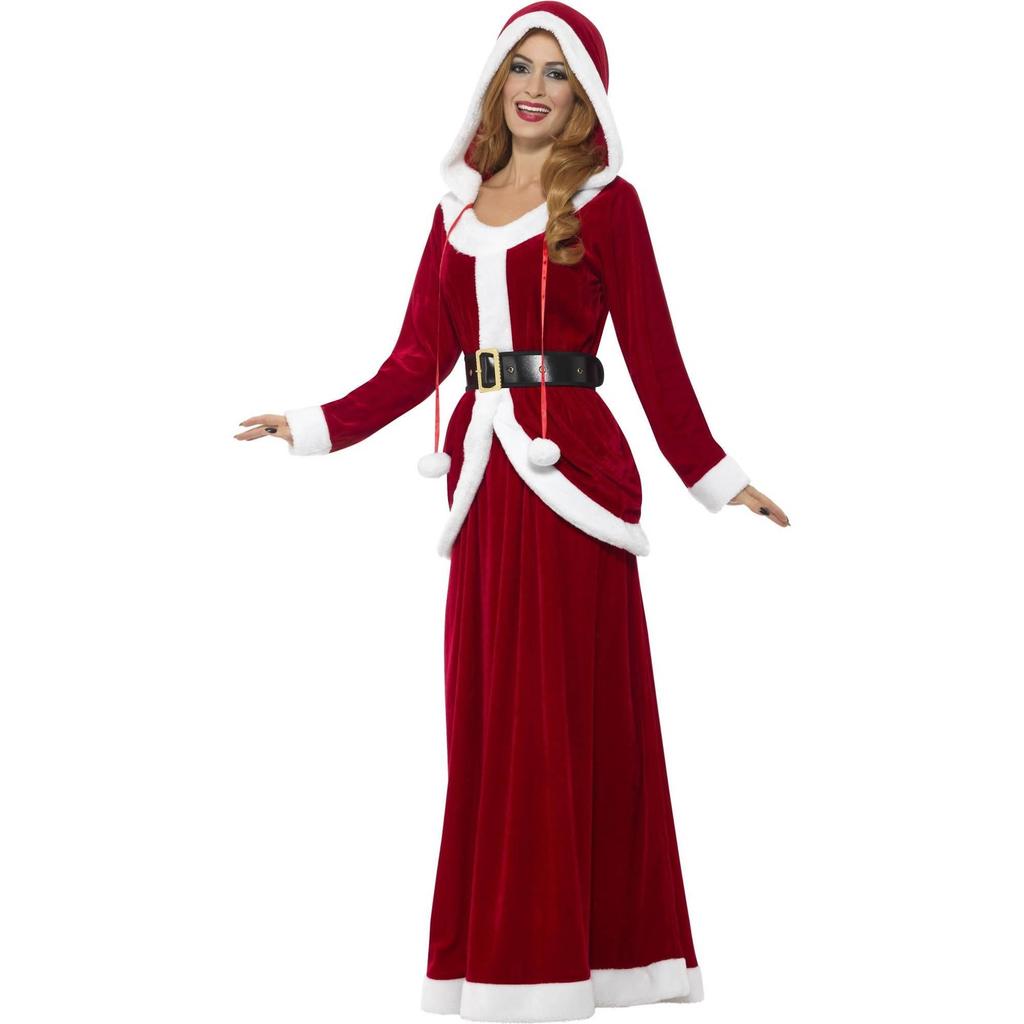 Smiffys Womens/Ladies Deluxe Miss Claus Costume Set