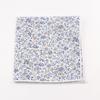 25cm Vintage Floral Cartoon Printed Handkerchief Cotton Women Men Wedding Suits Pocket Square Adult Gift Accessory High Quality