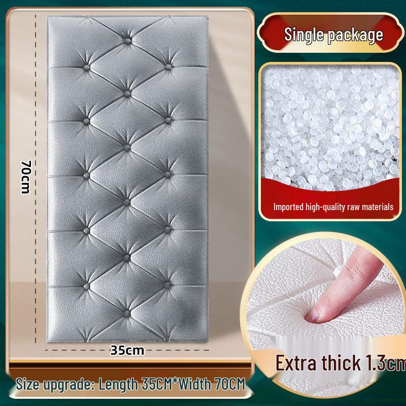 Soft Tatami Wall Surround & Headboard Protector for Kids - Self-Adhesive, Thickened Anti-Collision Sticker