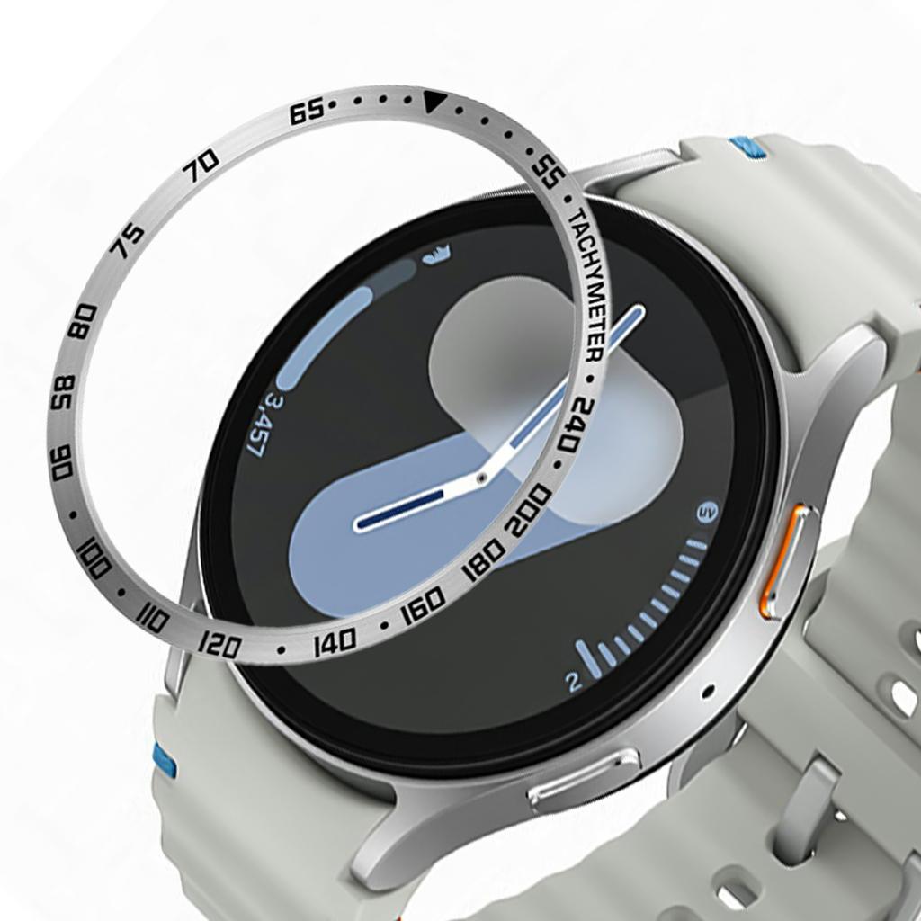 Type E for Samsung Galaxy Watch7 40mm Bezel Ring Metal Bezel Styling Dial Circle