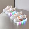 Child Shoe Boys Girl Led Light Sneakers Glowing Shoe for Kids Soft Soled Breathable Casual Shoes Infant Toddler Baby Shoes Tenis