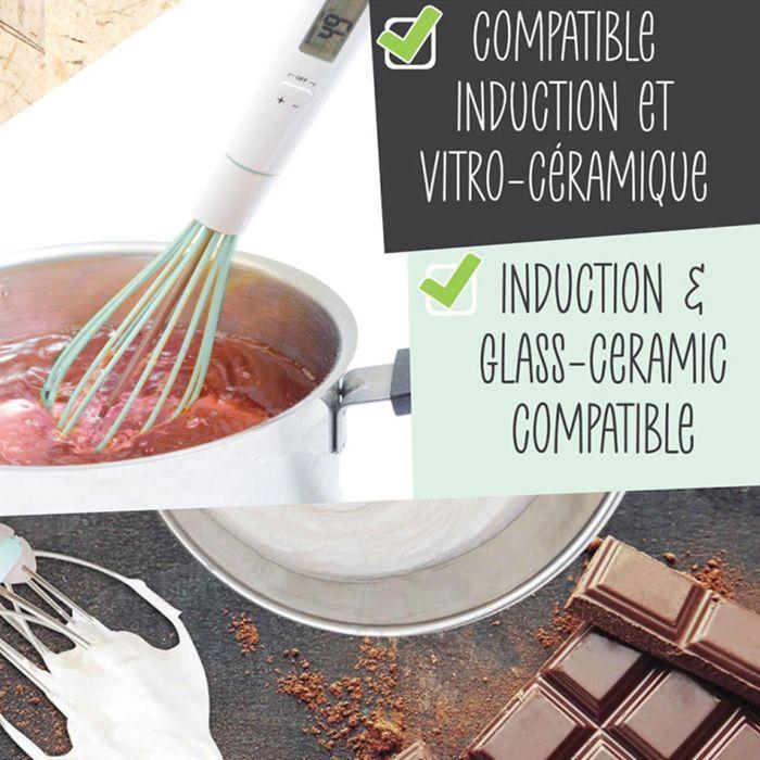 Fouet et thermomètre 2 en 1 pour pâtisserie