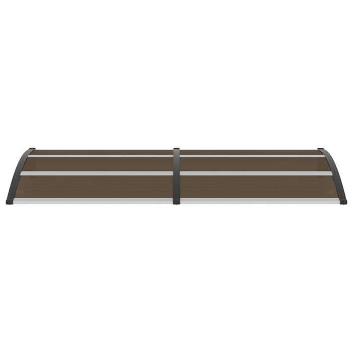VidaXL Auvent de Porte Store Marquise de Porte d’Entrée Marquise d'Accueil Solaire Toit Abri Banne Ombre Protection Noir 45636