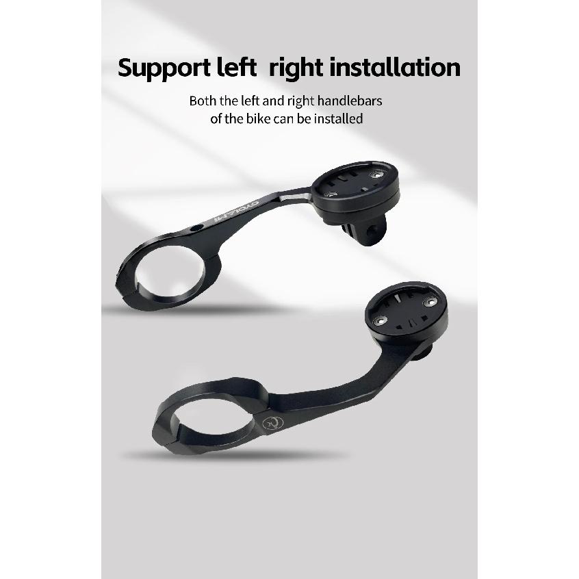 CYCLAMI S5 Aluminium Alloy Double-sided Bike Computer Mount MTB Road GPS Headlight Holder Bracke For GARMIN XOSS IGPSPORT Coospo