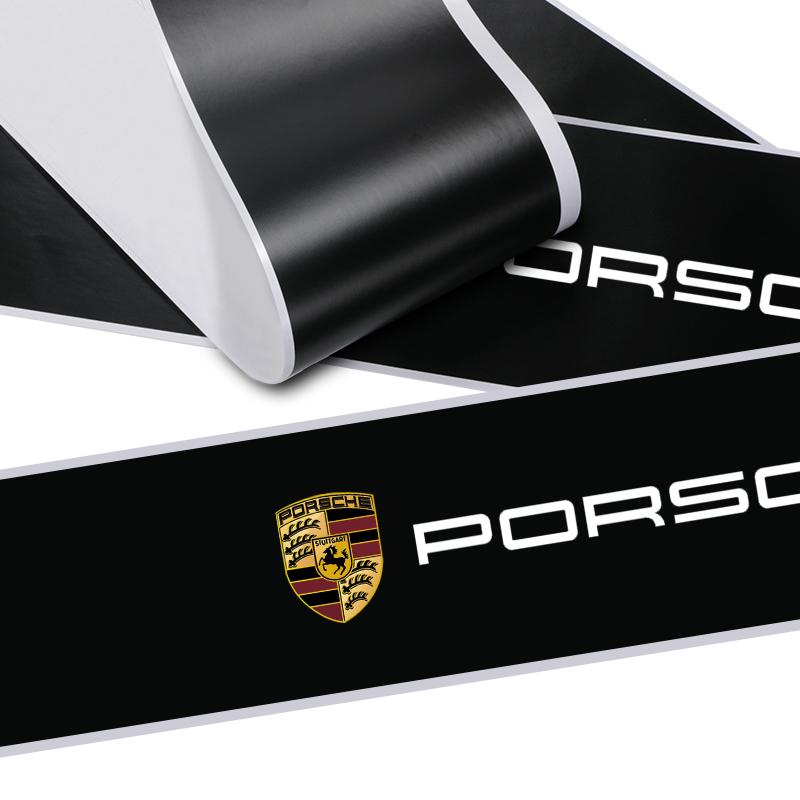1 stk Bil Frontrute Emblem Klistremerker Foran og Bak Dekorativ For Porsche Cayenne Panamera Macan Boxster 911 Carrera-GT 944 918 917