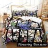 Anime The World Ends with You Neku Sakuraba Bedding Set Duvet Cover Bed Set Quilt Cover Pillowcase Comforter King Queen Size