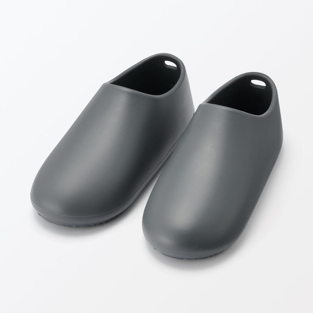 MUJI EVA Hängende Weiche Badeschuhe Größe Dunkel 84854088, L, Grau, Ca.. 25,0-27,0 cm,