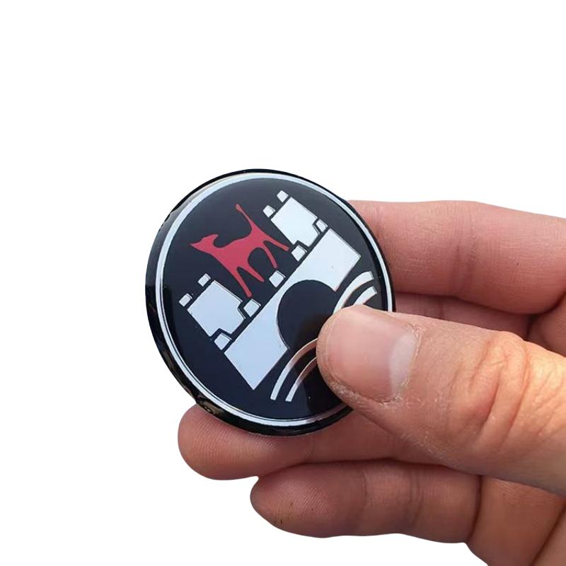 1 buc autocolant insignă volan 4,5 cm, potrivit pentru accesorii de decorare auto