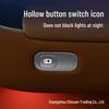 AITO M7/M8 Car Door Switch Button Decorative Sticker - Stainless Steel Interior Upgrade