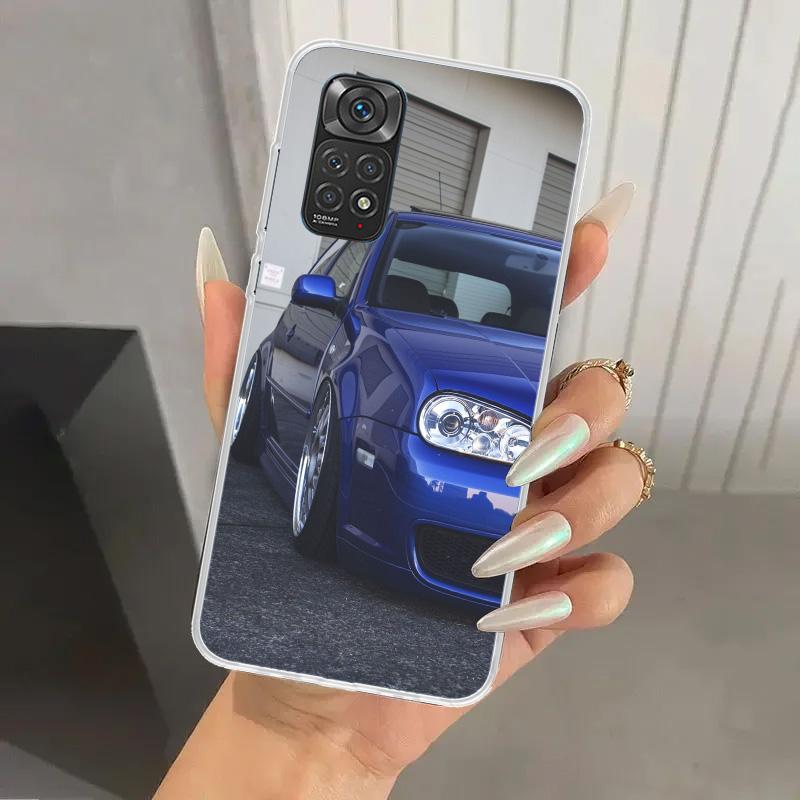 Cool MK4 MK5 Golf Car Phone Case for Xiaomi Redmi Note 15 14 14S 13 12S 12 Pro 11S 11 Plus 11T 11E 10S Soft Funda Print Shell Re