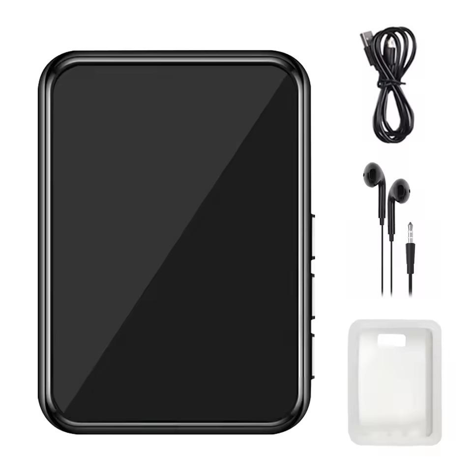 Nuevo Reproductor MP3 con Pantalla Táctil Bluetooth 5.4 Reproducción de Música HiFi sin Pérdida Altavoz Incorporado 32GB Soporte para Grabación E-Book