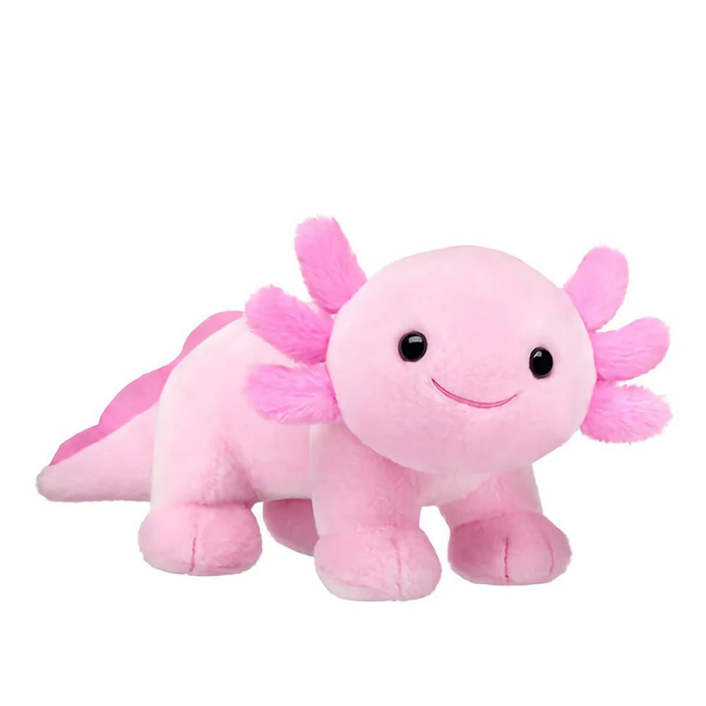 

New 25cm Pink Axolotl Plush Toy Soft Stuffed Animal Cartoon Plushie Axolotl Dolls Kids Adults Gamer Gift Home Decoration 25cm рожевий