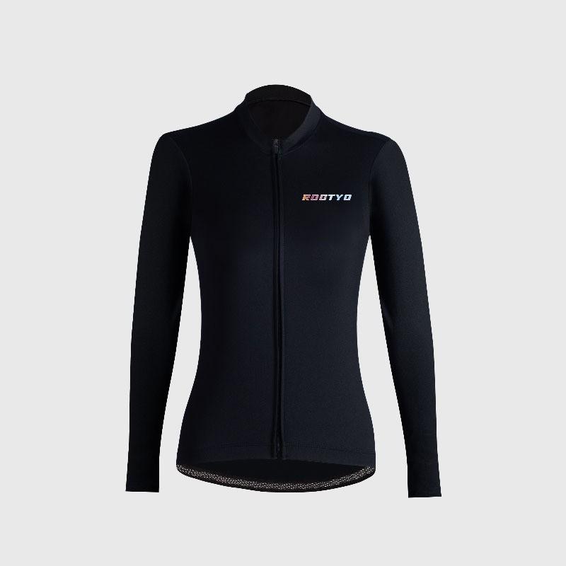 Womens Lightweight Long Sleeve Cycling Jersey Breathable Quick-Dry Road Mountain Bike Use