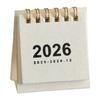 2025 Desk Calendar Mini Calendars With Smooth Writing Paper Essential For Desk Decoration And Time Management